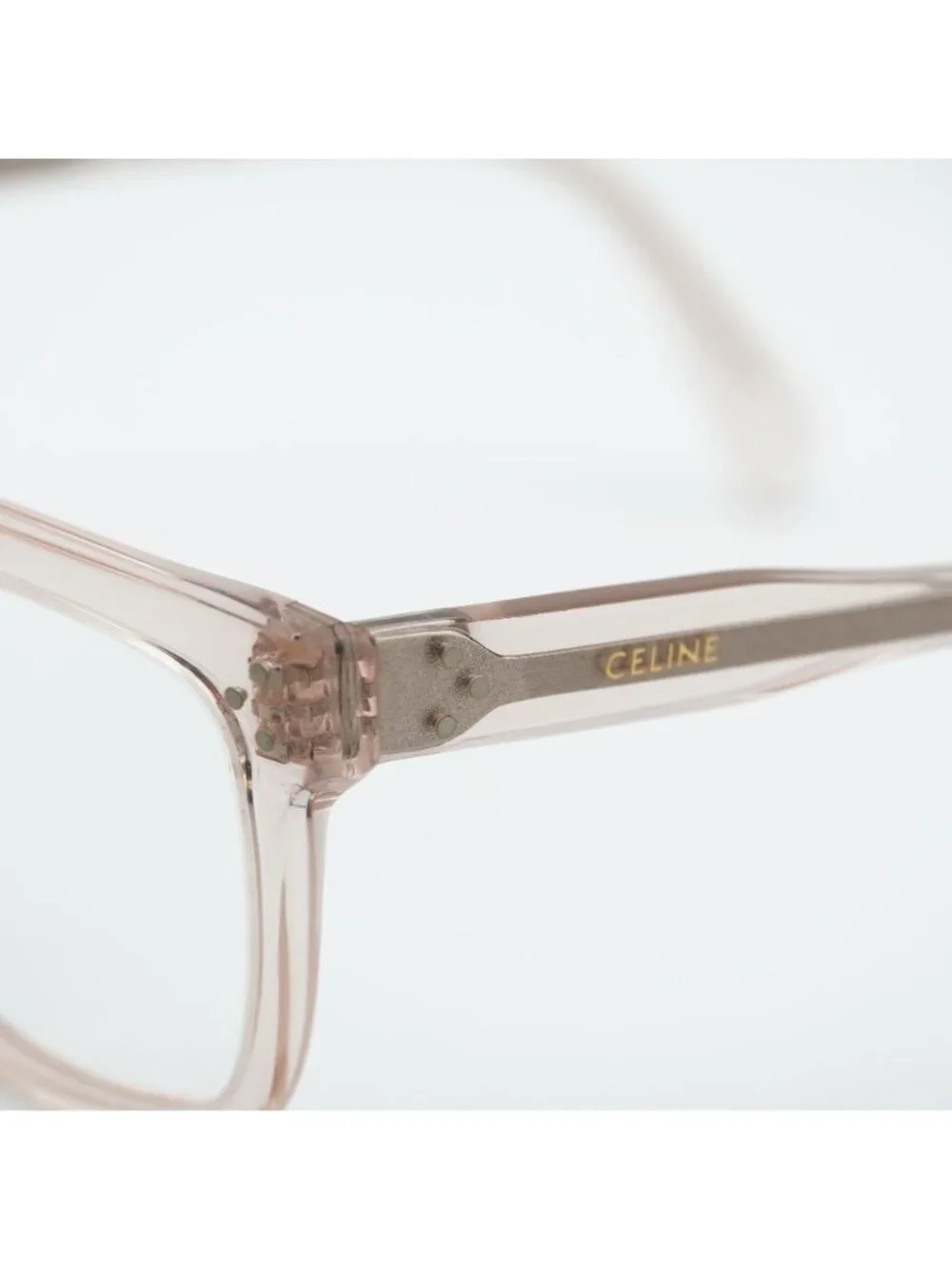 Celine CL50094I 072 Square Eyeglasses 55mm - Transparent Pink